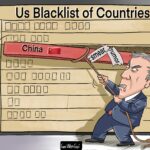 US နှင့် China တင်းမာမှုကိုဖော်ပြသော ဓာတ်ပုံ